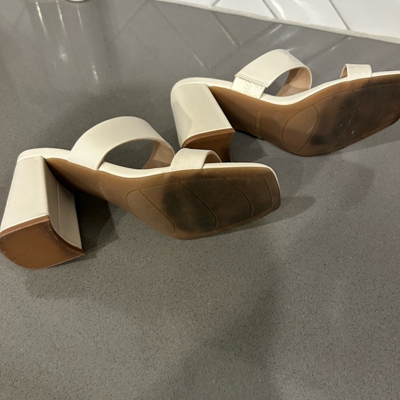 Nine West Cream Mules for Women - Picture 7 of 8